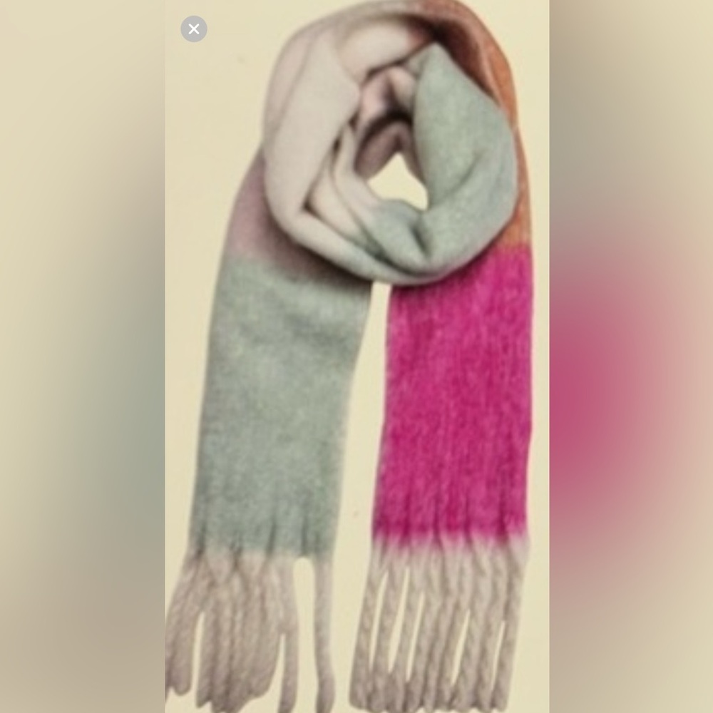 Expressions Pink and Orange Women's Scarf